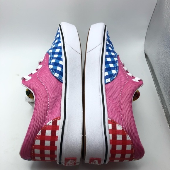 NEW! Vans Comfy Cush womens plaid with cherries sneakers size 6